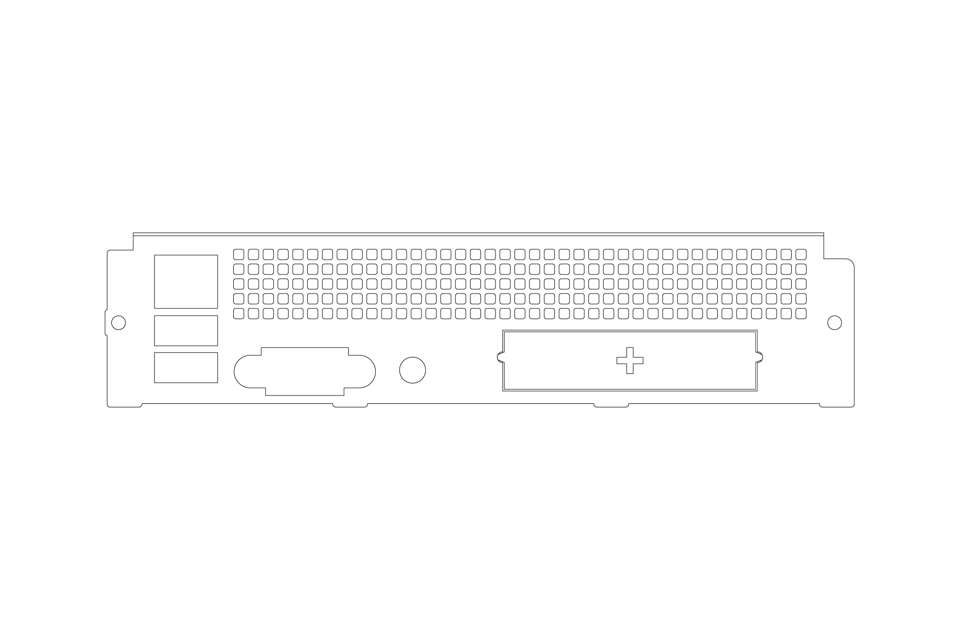 Back I/O Shield Plate	 - server system assembly